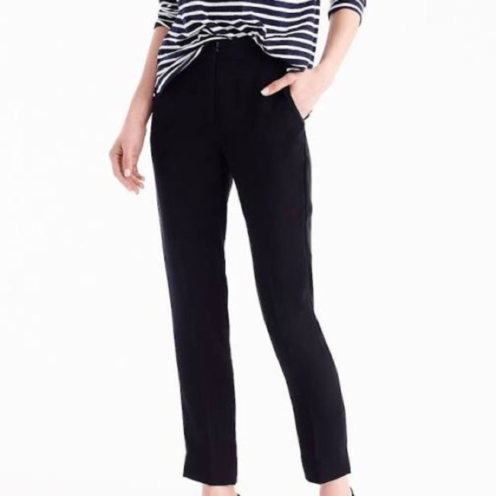 J.Crew black cropped trousers